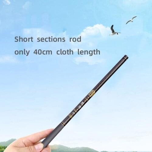 Jinsong Super-Dazzle Stiff Tele Pole Carbon Mini Telescopic Fishing Rods 2.4m 3.0m 4.5m River Stream Rod for Carp hard rod