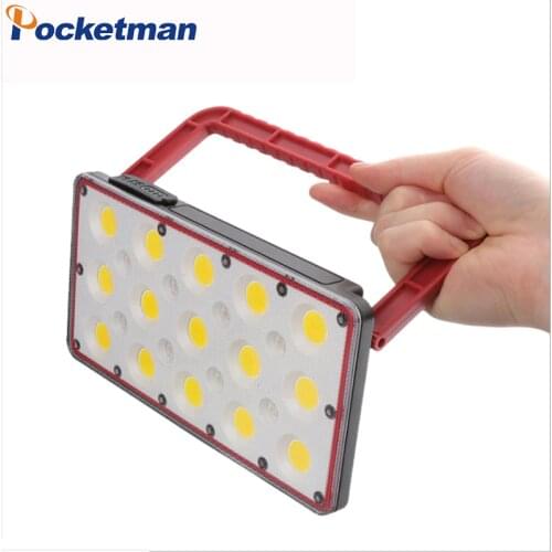 Built-in battery LED outdoor mobile lighting multifunctional work light USB charging strong light COB portable warm white