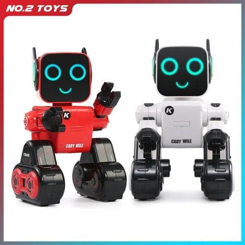 JJRC R4 RC Smart Robot 2.4GHz Remote Control Robot Children Education Intelligent Piggy Bank Gesture Gift for boys Kids Child