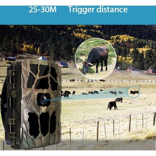 Waterproof Hunting Camera Night Vision Outdoor 4K HD Camera Hunting Scouting Camera Wild Animal Detector Forest Animal Monitor