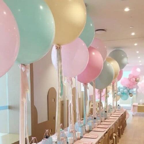5pcs 24 inch macaron balloon candy color creative birthday party arrangement arches balloon decoration wedding supplies