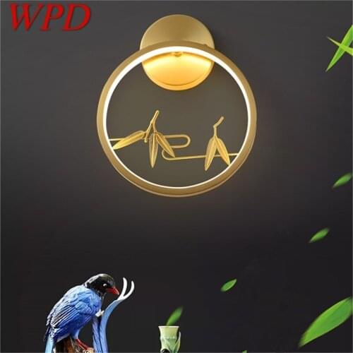 WPD Copper LED Indoor Wall Lamps Modern Luxury Design Sconce Light For Home Living Room Corridor