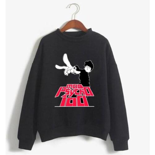 Japanese Anime Funny Mob Psycho 100 Hoodies 2020 Winter Japan Style Sweatshirts Streetwear for Women/men