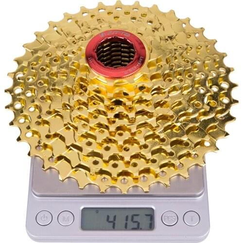 ZTTO MTB Mountain Bike Bicycle Parts 9 s 27 s Speed Gold Golden Freewheel Cassette 11-36T for Parts M370 M430 M4000 M590 M3000