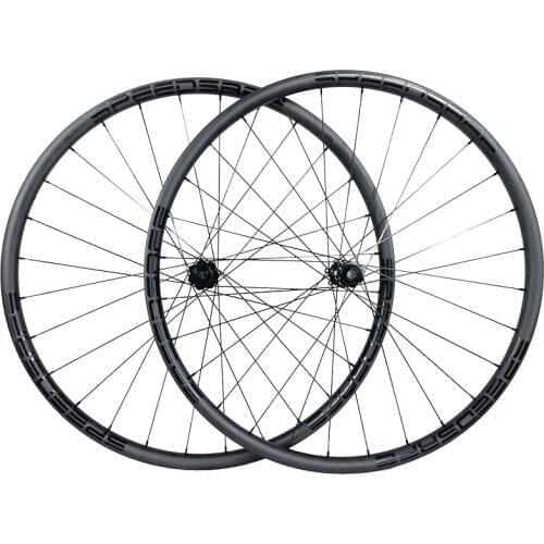 29er XC 30mm MTB BOOST tubeless carbon wheels 30mm deep straight pull 350 28H 110mm/148mm microspline 12S gravel wheelsets