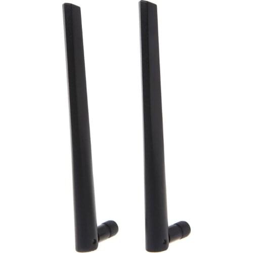 2x 6dBi 2.4GHz 5GHz Dual Band WiFi Router Network Card RP-SMA Antenna 2 x U.fl IPEX Cable N8S5