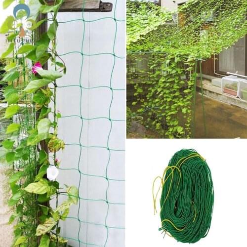 1Pcs 1.8*1.8/2.7m plastic Gardening plants climbing vines netting fruit morning glory climbing flowers climbing plants rope YJN