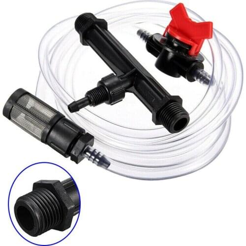 3/4 Inch Automatic Venturi Fertilizer Injectors Kits Garden Irrigation Device Venturi Fertilization System