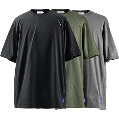 Reindee Lusion 21ss 3d tailored logo print basic cotton t-shirt oversized techwear aesthetic streetwear