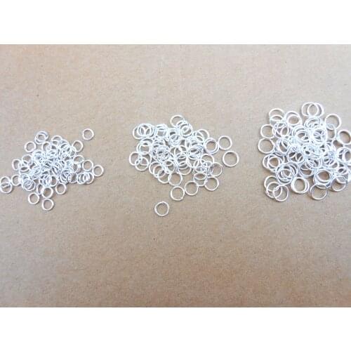 Top Quality 4MM 500pcs/Lot 925 Silver colorOpen Jump Ring For DIY Jewelry Findings Wholesale Jump ring