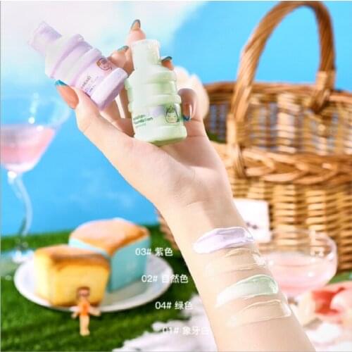 Small Milk Tank Oil Control Concealer liquid Foundation Moisturizing Light and Breathable Foundation Cream Isolation BB Cream