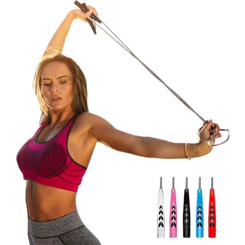 New Women Jump Ropes Men Unisex Home Gym Sport Use Single Rope Fitness Exercise Patchwork Colorful Body Building Use 2020