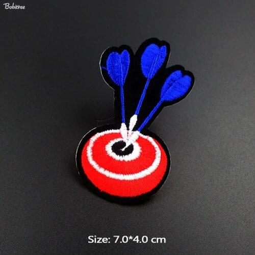 POP Cloth Patches Iron On Embroidered Stripes for Jacket Jean T-shirt Badge DIY Decorative Appliques Sewing Supplies