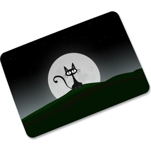 Drop Shipping Dog Cat Entrance Hallway Welcome Doormat Non-slip Floor Rugs Front Door Mat Outdoor Bedroom Kitchen Floor Mat
