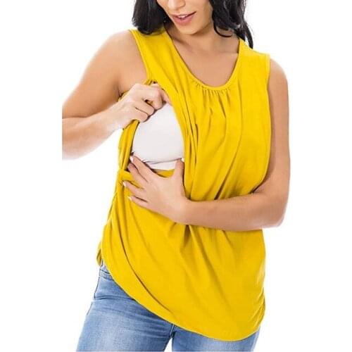 Pregnant women shirts, womens breastfeeding vests, comfortable breastfeeding suits, pregnant womens tops and blouses