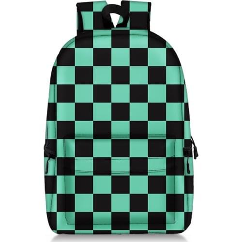 Demon Slayer Kimetsu No Yaiba Anime Print Backpack Kamado Tanjirou Nezuko Cosplay Costumes Agatsuma Zenitsu Knapsack School Bag