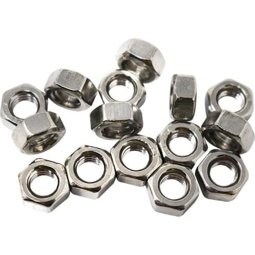 Hex Unslotted Drive Hex Trim Head Grade 316 304 Stainless Steel M2 M2.5 M3 M4 Nuts