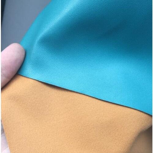 Blue 137CM imitation leather seat headboard hard bag clothing laser waterproof pu leather fabric coat bag textiles fabric,D155