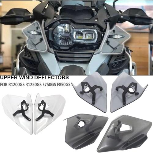 Motorcycle Upper Turn Signal Wind Deflector Side Fairing Windshield Windscreen FOR BMW F750GS F850GS F 750 850 GS ADV Adventure