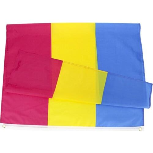 1PC New 90x150cm Omnisexual LGBT pride Pan pansexual Flag