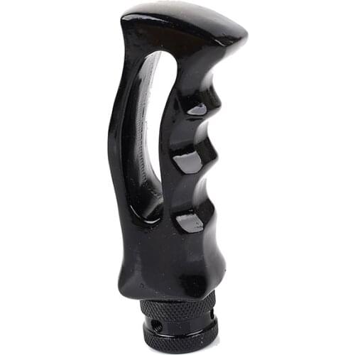 1PCS Universal Black Pistol Grip Handle Manual Gear Stick Shift Knob Shifter Lever