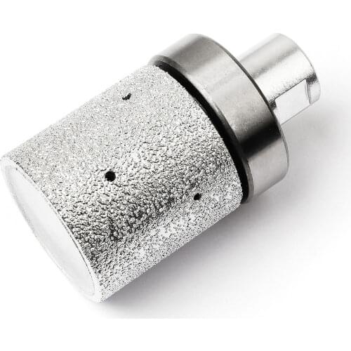 2 Inch Diamond Drum Wheel With Guide Bearing Thread M14 Vacuum Brazed Coarse Zero Tolerance Wheel For Sink Hole Edge