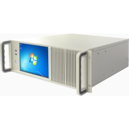 3U industrial control cabinet, Aluminum strip 8.9 touch LCD integrated equipment instrument ATX motherboard industrial server