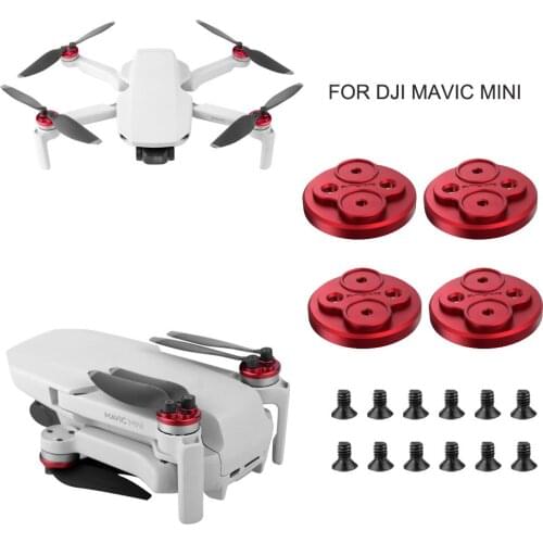 4PCS Upgraded Motor Cover Cap for DJI Mavic Mini RC Drone Dust-proof Engine Protector Guard Protective Accessory Aluminium
