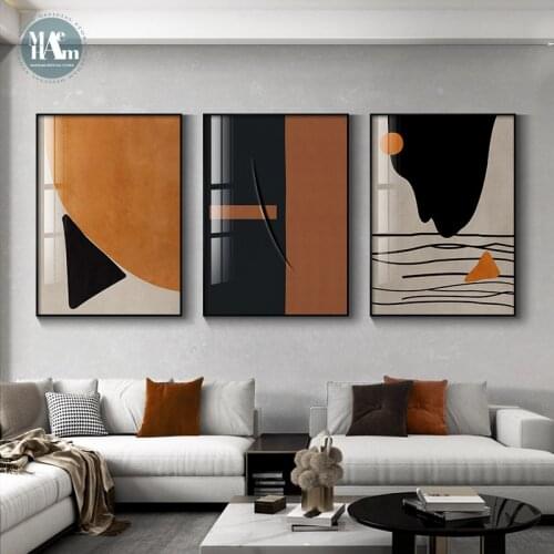 Abstract Black white geometry colorful Canvas Print Paintings Poster Morden Wall Art Pictures on Canvas Living Room Home Decor