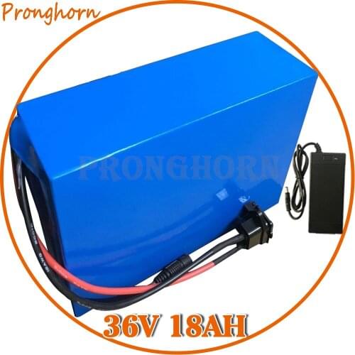 Free Customs Tax 36V 18AH Electric Bike 1000W Power Battery For 36V 8Fun Bafang 750W 1000W Mid Drive Motor With 30A BMS Charger