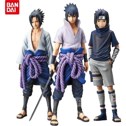 Bandai NARUTO Gros Grandista Uchiha Sasuke Haruno Sakura VIBRATION STARS 25CM Anime Figure Model Action Toy Figure Toys for Kid