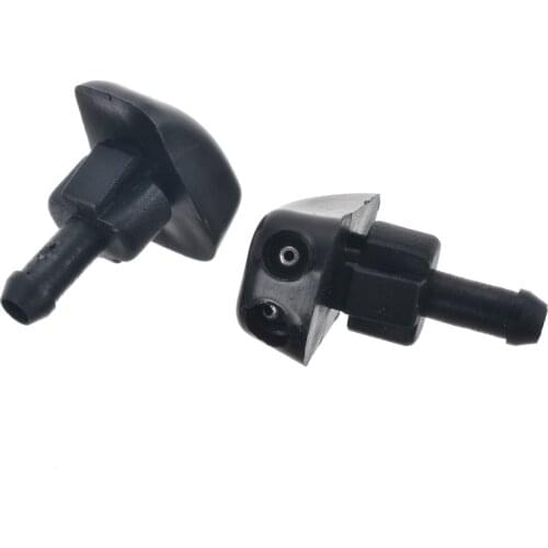 Universal 2pcs Car Window Windshield Wiper Washer Nozzle Water Spray Jet 2 Hole For Honda For Toyota For BMW