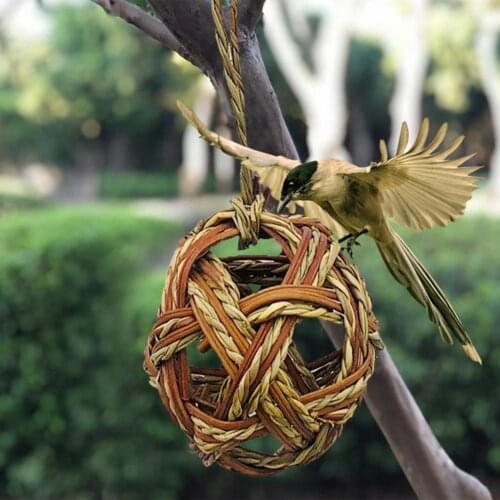 Molar Toy Fine Workmanship Bite Resistant Woven Pet Chew Ball Toy Hamster Bird accessories Pet Chew Play Toy