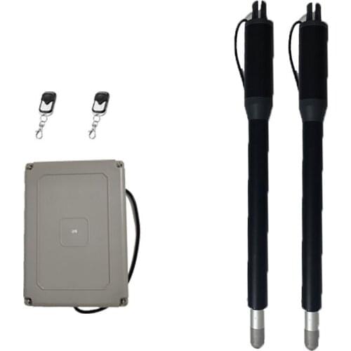 KINJOIN 200KG Automatic Double Swing Gate Opener, Electric Gate Opener With Remote Control For Industrial And Residential Gate