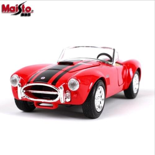 1: 24 Meritor chart 1965 Shelby toy model simulation alloy car model childrens birthday Christmas New Year gift