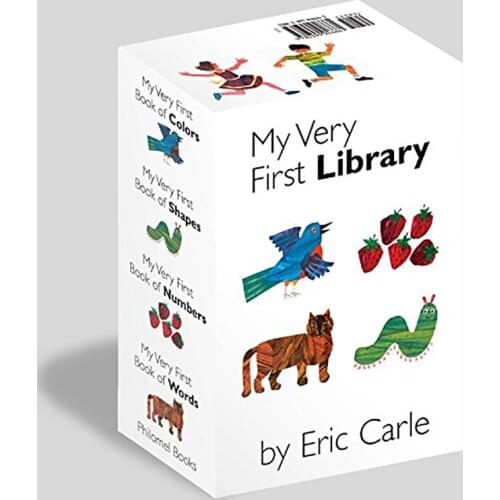 My First Library:my First Color Book,my First Shape Book,my First Digital Book,my First Text Book,English Picture Book Notebooks