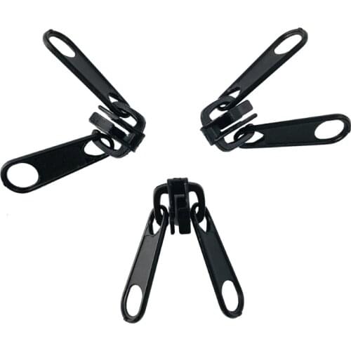 # 5 Zipper Head Nylon Double-sided Zipper Head Elephant Trunk Lock-free Zipper Head Luggage Tent Slider