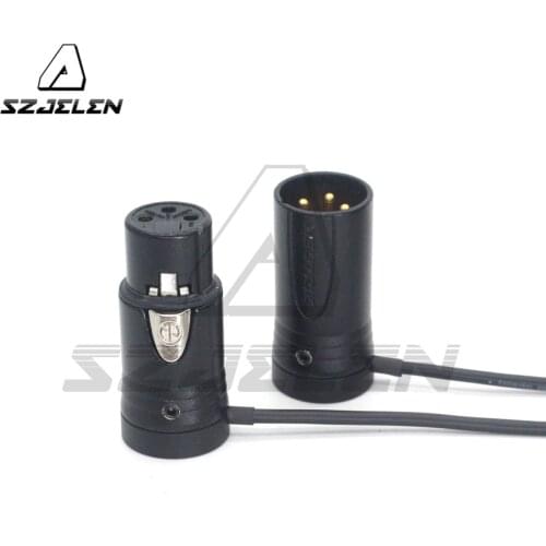 Low-Profile XLR NEUTRIK 3pin XLR male to 3pin XLR female Audio Line, Use SOMMER SOD-14 audio cable