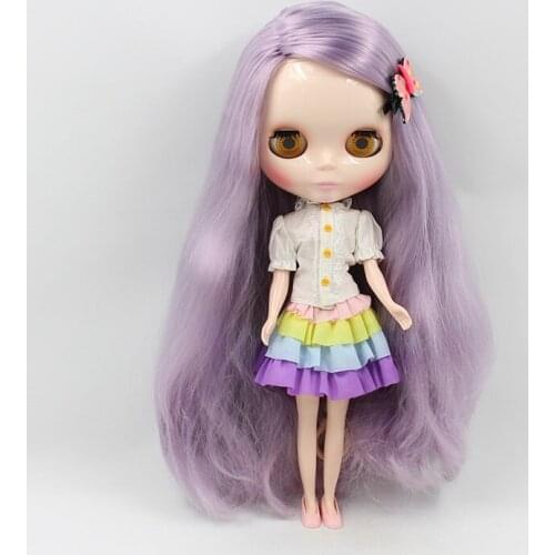 Nude blyth dolls(purple hair ) 24623