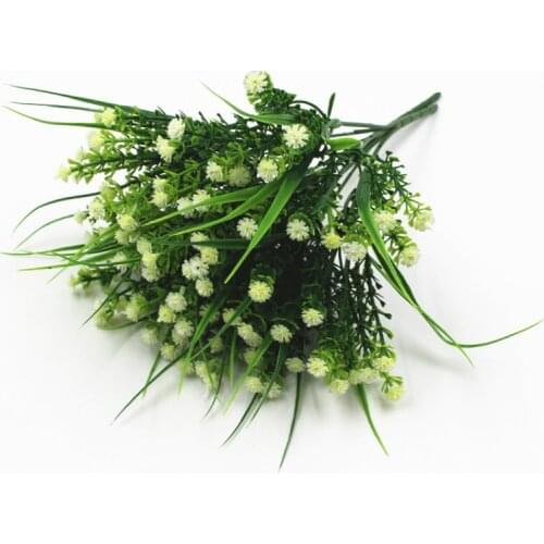 Plastic Decorative Babysbreath Bonsai/Miniascape/Potted Arranging Accessories Simulation Plant Artificial Leaves