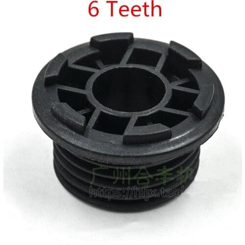 Genuine 6 Teeth oil pump worm gear fits Emak Efco 4100 4400 Oleo Mac 936 937 940 941 941C 941CX 947 952 Chainsaw pompa oiler