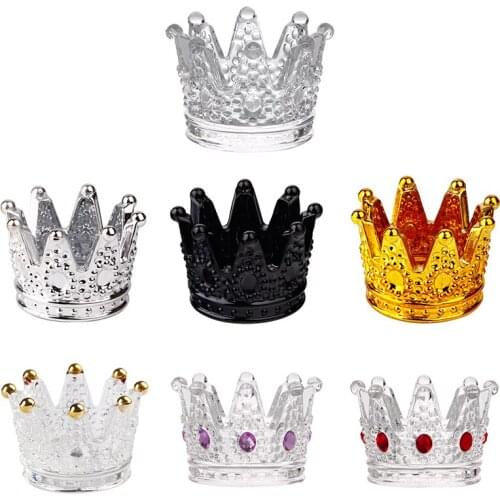 Candlestick Crown Glassware Light Candle Holder Home Decor Wedding Table Centerpieces Gold Candlestick Chrsitmas Decor Ashtray