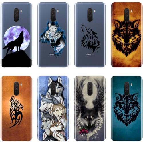 Silicone Phone Case For Pocophone F1 Xiaomi Redmi Note 4 4X 5 5A 6 Pro Prime Cool Wolf Soft Back Cover For Redmi S2 6A 5 Plus 4A