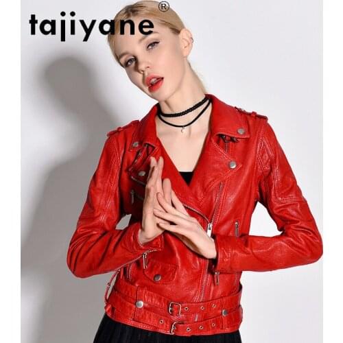 Tajiyane Spring Genuine Leather Jacket Women Real Sheepskin Coats Woman Cloth High Quality Female Jackets Cuero Genuino TN2483