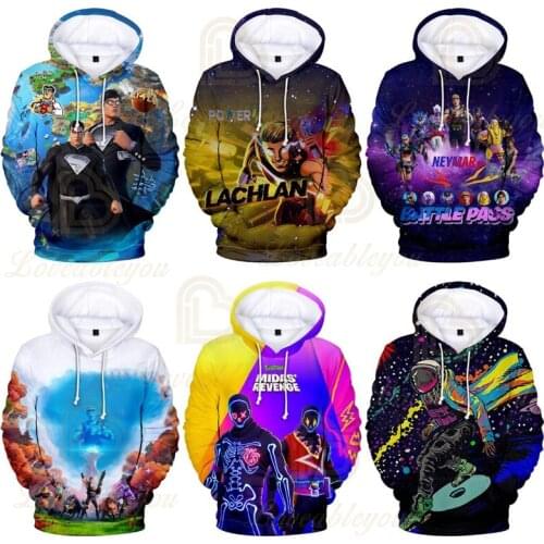 Hot Game Fortnite Boys 3D Hoodies Kids Clothes Funny Game Fortnite Hoodies Teen Girls Boys Sweatshirt Children Fashion Clothes