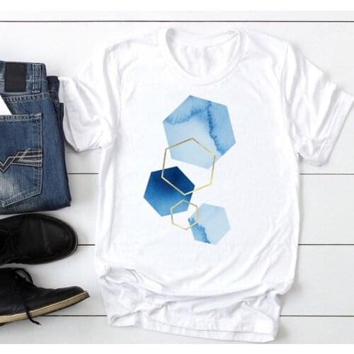 Women Short Sleeve Trend Style Clothing Fashion Cartoon Summer Lady Print Tee Graphic T Top Female Tshirts Clothes T-Shirt