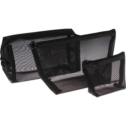 ZTBBAO Black Cosmetic Bags