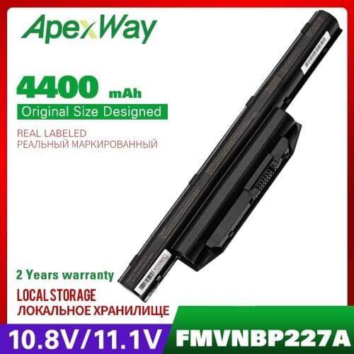 ApexWay FMVNBP227A Laptop Battery for Fujitsu LifeBook A544 AH564 E734 E744 E753 S904 SH904 FPCBP405Z FPCBP416 FPB0297S FPB0298