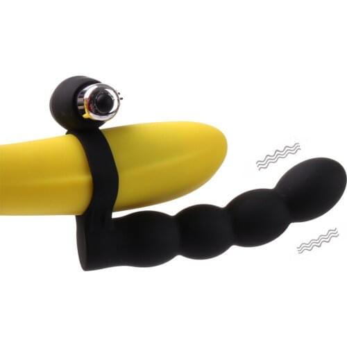 Anal Bead Vibrators For Men Women Penetration Strapon Dildo Butt Plug Ring Intimate Adult product Sex Toy Couples