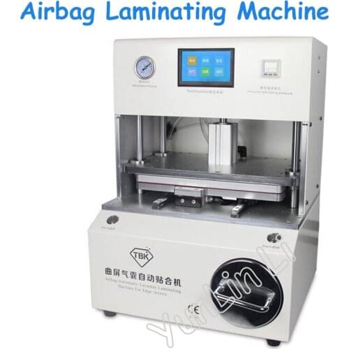 Airbag Automatic Vacuum Laminating Machine For Edge Screen OCA Vacuum Press Machine 110V/220V Curved Screen Laminator TBK-708